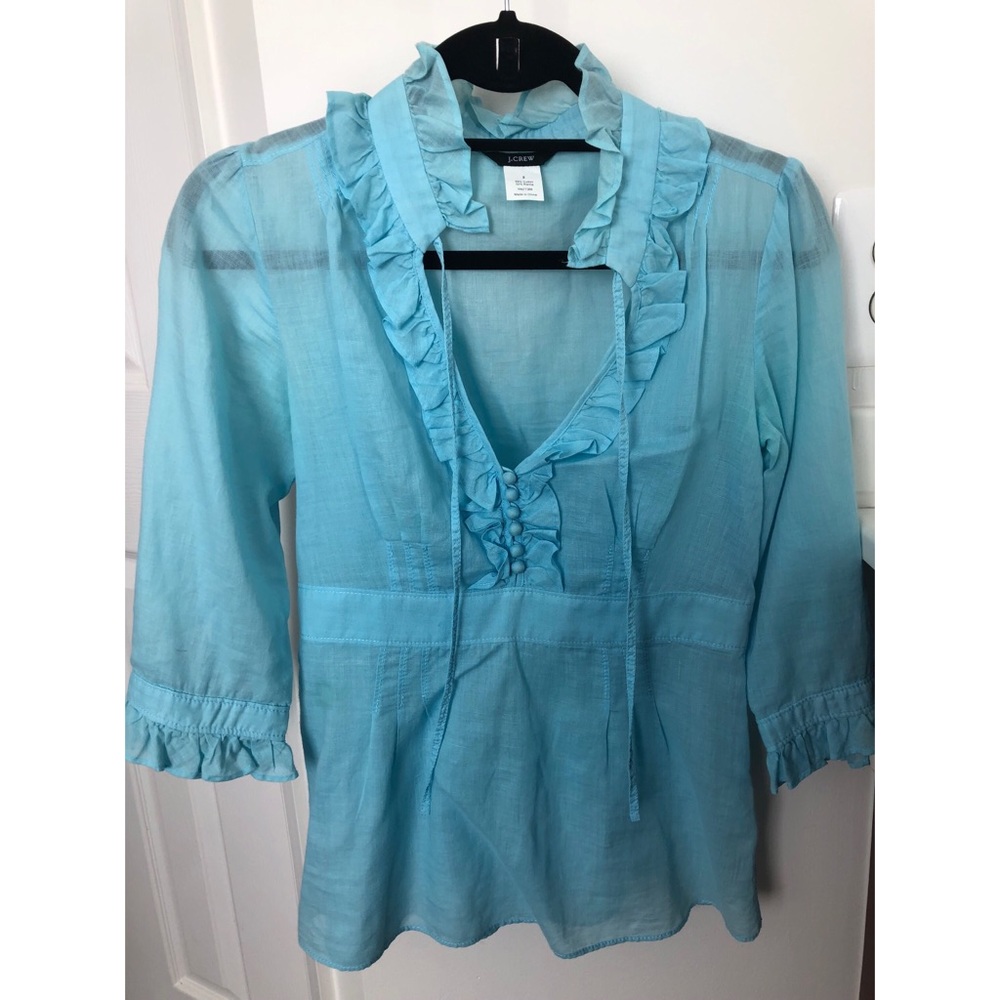J. Crew Ruffle Blouse